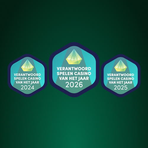 Bekroningen Verantwoord Spelen Casino van het Jaar 2024, 2025 en 2026