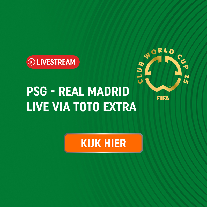 Livestream van PSG tegen Real Madrid via TOTO Extra.