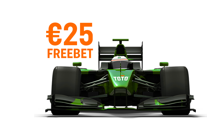 Plaats je eerste weddenschap van min. €5 op de GP Zandvoort en krijg €25 aan Free Bets