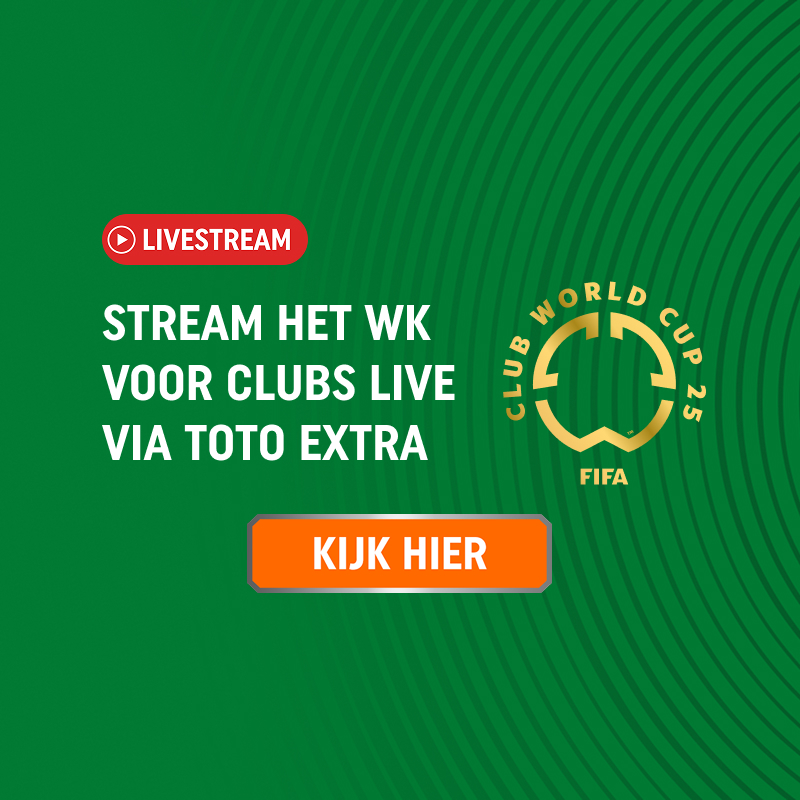 Promotie voor het streamen van het WK voor Clubs via TOTO Extra