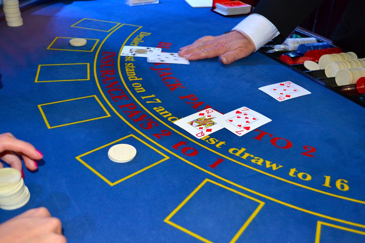 blackjack termen op tafel