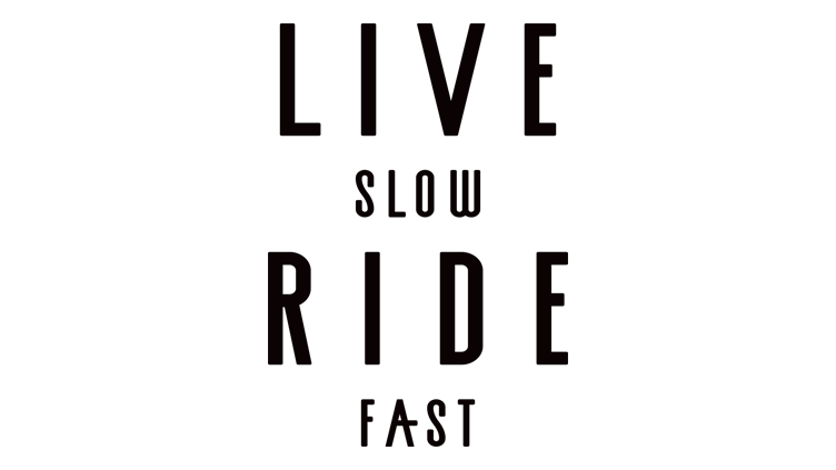 Live Slow Ride Fast nieuw logo