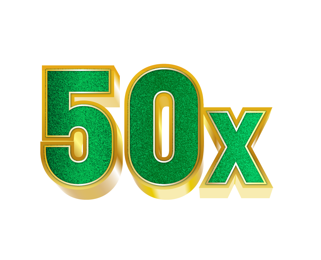 50x vermenigvuldiging