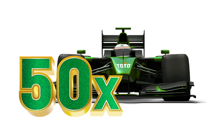 Afbeelding met Formule 1-auto voor actie 50x je inleg bij winst Verstappen