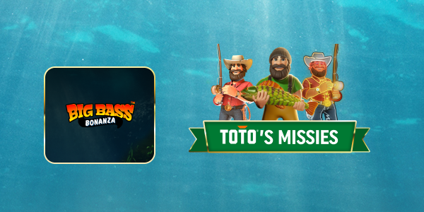 Schermafbeelding van het Toto Casino online platform met slots en navigatiemenu