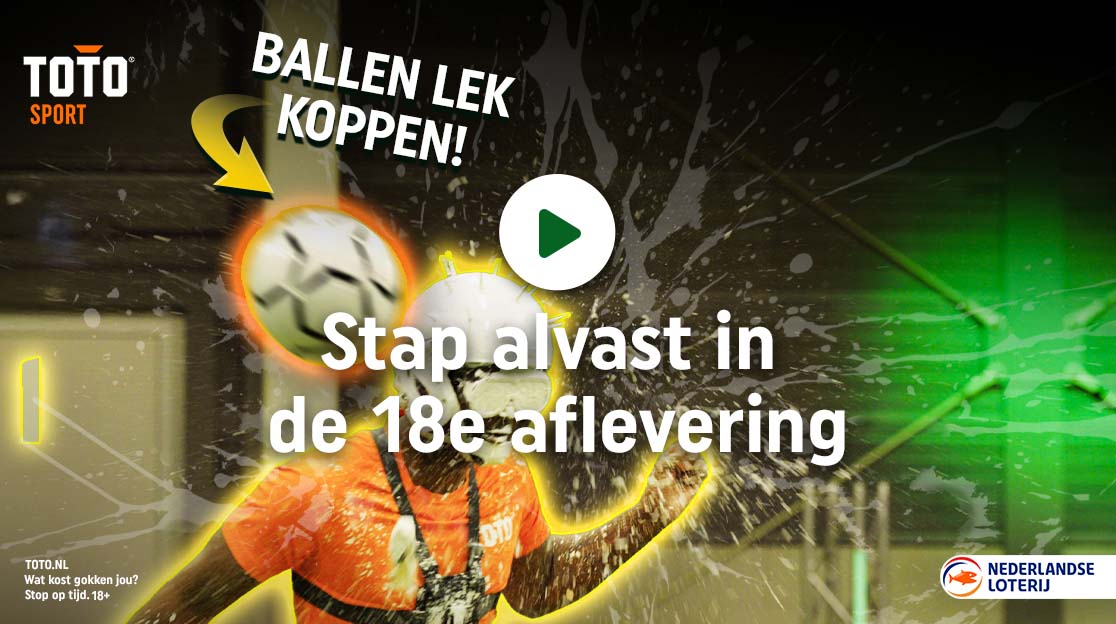 TOTO WedStrijd aflevering 18 bal koppen spel